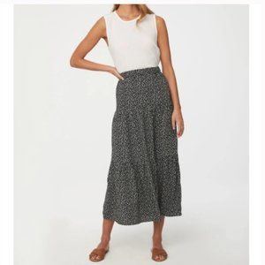 BeachLunchLounge Ramona Dot Print Maxi Skirt XL